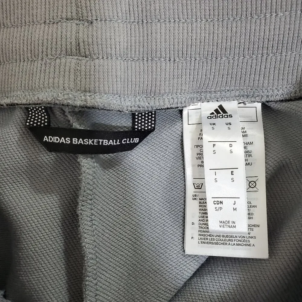 Adidas | Basketball Club Joggers with Elastic Drawstring Waist and Pockets